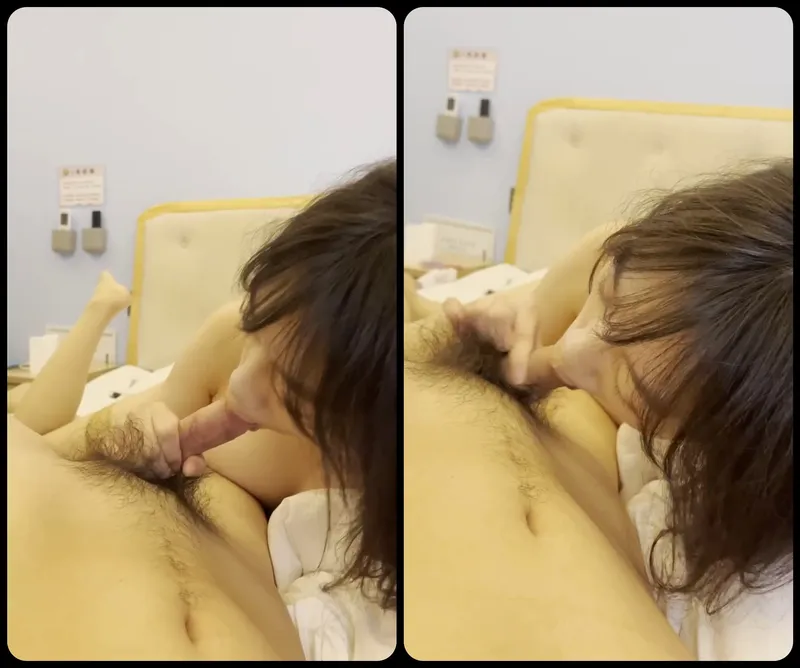 Em ghệ ngoan mút láp của quý bự của anh